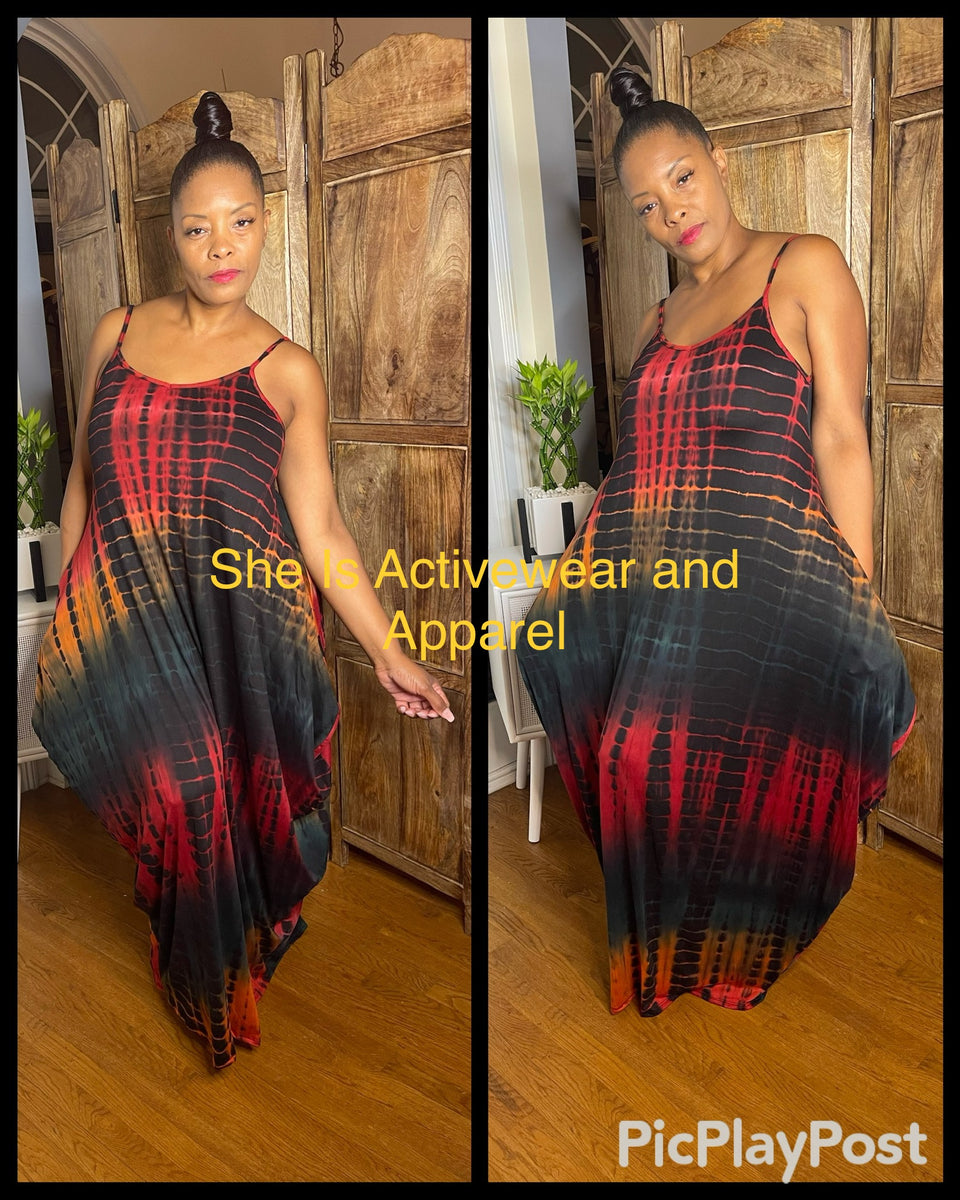 This comfy dress is very soft and roomy, nice for any sunny day on a boat, a walk in the park or just simply a backyard bar-be -que